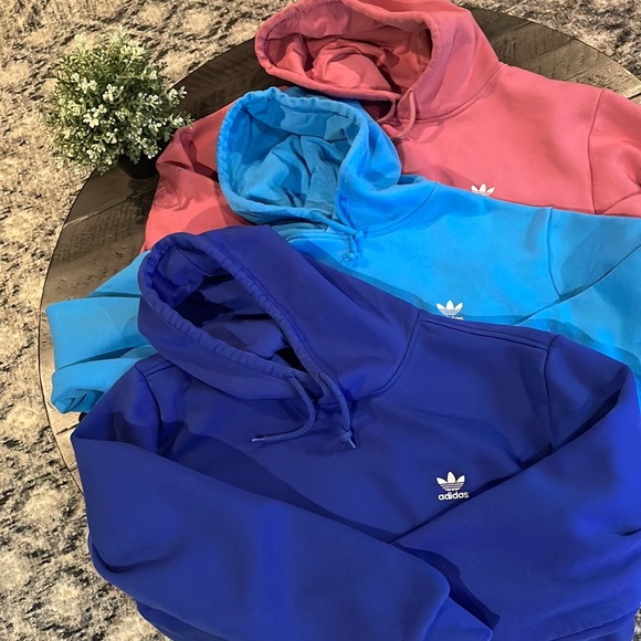adidas Other - Bundle of 3 Mens XXL Adidas Hooded Long Sleeve Sweatshirts Like New condition